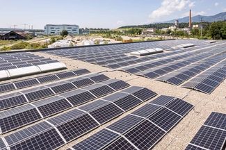 Grosse Photovoltaikanlage