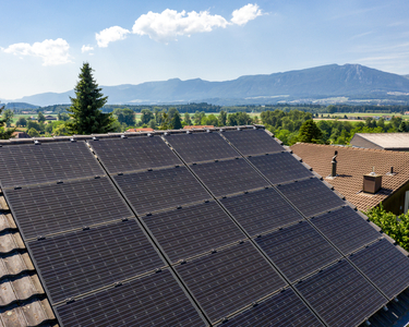 Aaufdachanlage einer Solaranlage
